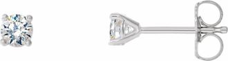 Diamond2Deal 1/3ct Lab-Grown Diamond Stud Earrings Clarity VS, Color F-G, 14k Gold