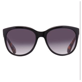 Nine West NW 23 462 BLK Smoke Square Ladies Sunglasses 10269320.KHL BLKSMK