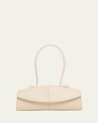Jil Sander Linea Angular Leather Shoulder Bag