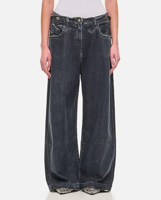 The Attico Mat Coated Canvas Long Pant