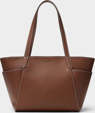 LAMBERT Womens Opal side pocket faux-leather tote bag