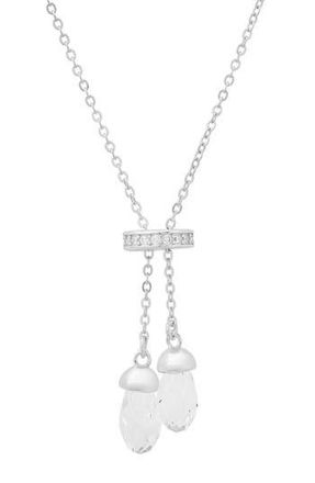 Queen Jewels Sterling Silver Adjustable Drop Necklace at Nordstrom Rack