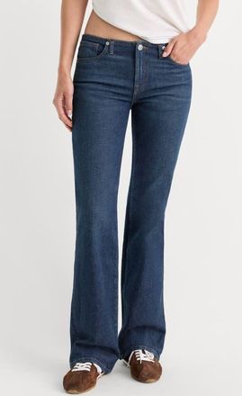 Good American Ghost Waist Low Rise Bootcut Jeans in Indigo1329 at Nordstrom, Size 10