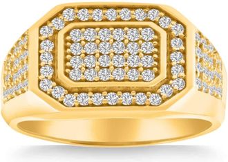 Pompeii3 1Ct Mens Diamond Ring in 14k Gold Lab Grown