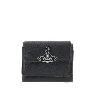 Vivienne Westwood Saffiano leather small wallet Woman One Size