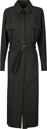 Iro Abito Ophelie con cintura - Nero