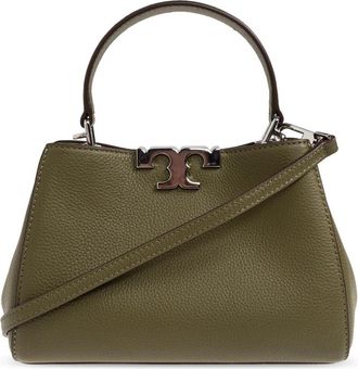 Tory Burch Mini Eleanor Satchel - Dames - Handtassen - Groen - ONE Size - Leer - Tassen