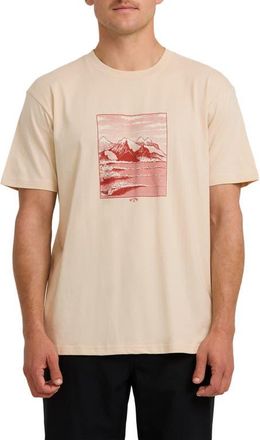 Billabong Up the Point Adventure Division Organic Cotton Graphic T-Shirt in Chili at Nordstrom, Size Xx-Large