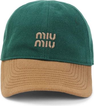 Miu Miu Caps, female, Multicolor, Size: L Billiardo Cotton Hat