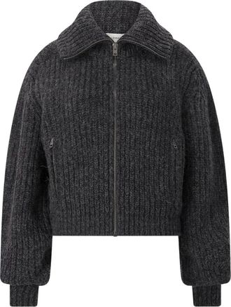 Christophe Lemaire Truien & Vesten, Heren, Grijs, M, Wol, Alpaca Ritsluiting Vest