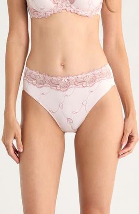 Hunkem&ouml;ller Diva Embroidered Briefs in Lilac at Nordstrom Rack, Size X-Small