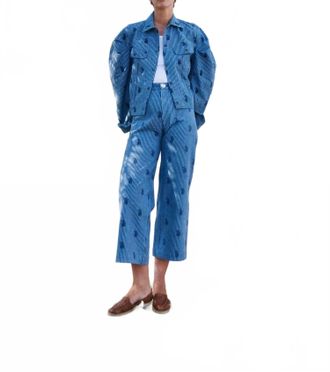 SZ Blockprints Lightweight Disco Pant In Navy