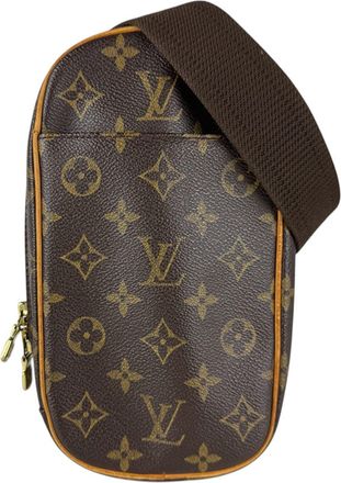 Louis Vuitton Brown Monogram Monogram Pochette Sling Bag (Pre-Owned)