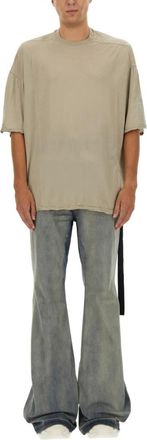 Rick Owens Beige Solid T-Shirt