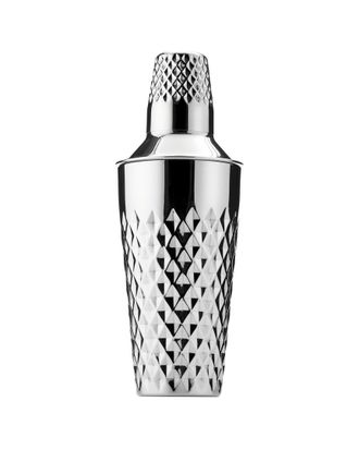 Viski Admiral Stainless Steel Faceted Cocktail Shaker