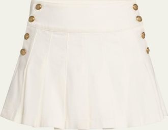Alice & Olivia Lanna Pleated Mini Skirt