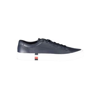 Tommy Hilfiger Schoenen, Heren, Blauw, 44 EU, Leer, Sneakers