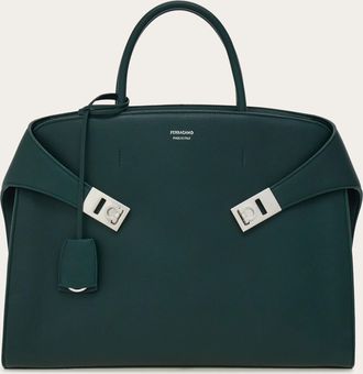 Ferragamo Uomo Borsa da lavoro Hug Verde