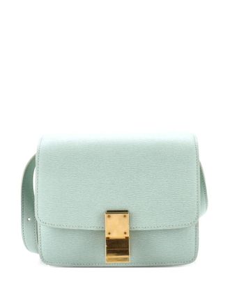 Celine Classic Box Bag Grainy Leather Small crossbody bag - Blu