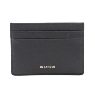 Jil Sander Pre-owned Wallets, female, Black, Size: ONE SIZE Pre-owned Leather Card Case