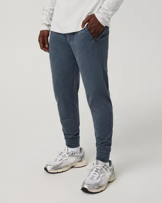 Vuori Clothing Ponto Performance Jogger Pants 30 | Bay Blue Heather | Medium