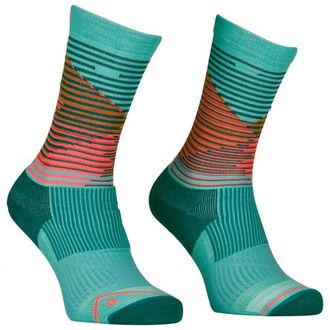 Ortovox All Mountain Mid Socks Merinosocken für Damen | bunt