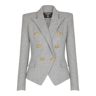 Balmain Mujer, Chaquetas, Gris, Talla: XS