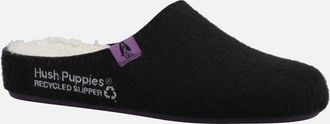 Hush Puppies Womens The Good Slipper Womens Slippers - Black - Size: 5