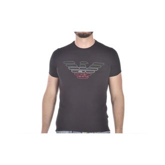 Emporio Armani Casual Array T-shirt - Heren - T-shirts - Bruin - XS - Tops