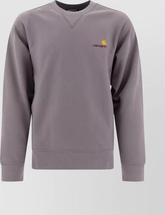 Carhartt Work in Progress crew neck long sleeves ribbed cuffs