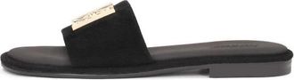 Kazar Suede zwarte flip-flops - Dames - Sandalen - Zwart - 40 EU - Su&egrave;de - Schoenen
