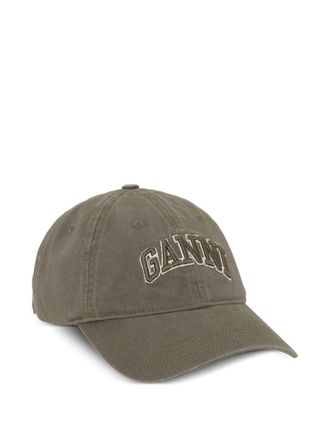 Ganni Logo Canvas Baseball Cap