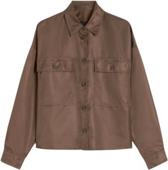 Max Mara Jassen, Dames, Bruin, L, Max Mara Weekend - Jassen