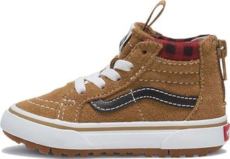Vans (TD) Vans Sk8-Hi Zip MTE-1 Plaid Brown Black VN0A5HZ3Y49