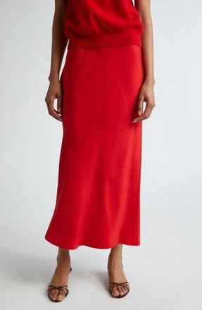R&oacute;he Silk Maxi Skirt in Red at Nordstrom Rack, Size 10 Us / 42 Eu