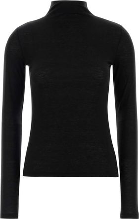 Calvin Klein Black Lyocell Blend Top