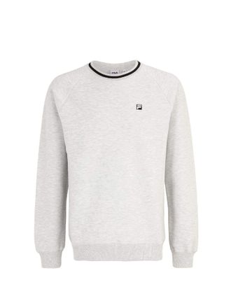 Fila Mens Bilecik Raglan Crew Sweatshirt, Light Grey Mix, XL