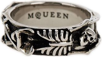 Alexander McQueen Ring Tanzendes Skelett