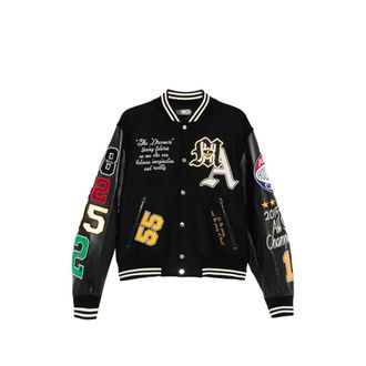 Amiri Appliqu&eacute; Letter Bomber Jacket