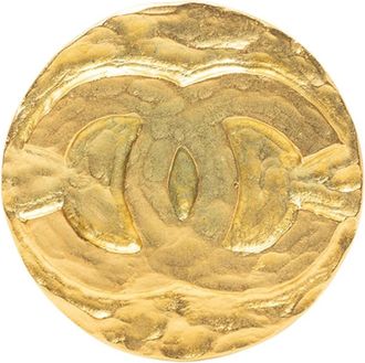 Chanel Pre-owned Jewellery, female, Yellow, Size: ONE SIZE Pre-owned Round Metal Accessory