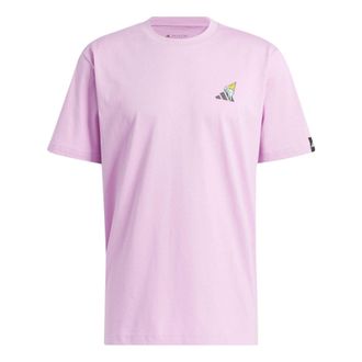 adidas Ice Cream Hoops Logo T-Shirt Pink IN7443