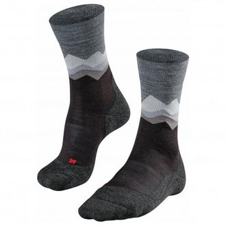 Falke TK2 Crest Wandersocken für Herren | schwarz