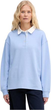 GANT Rugger Sweatshirt - Dames - Polos - Blauw - XS - Katoen - Tops