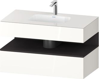 Duravit Qatego Lavabo Encastrado Con Base De Lavabo Consola, - Duravit