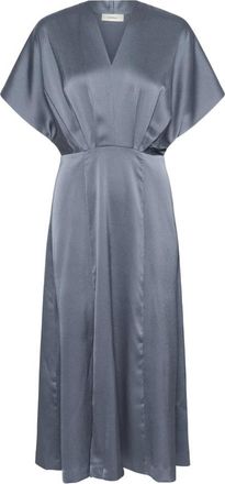 Inwear Sendra IW Dress - Dames - Casual kleedjes - Blauw - L - Leer - Kleedjes