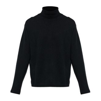 Lisa Yang Cashmere Knitwear, male, Black, Size: 2XL Aksel Turtleneck