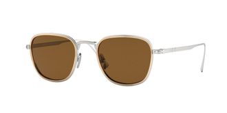Persol PO5007ST Polarized 801057 Mens Sunglasses Gold Size 47