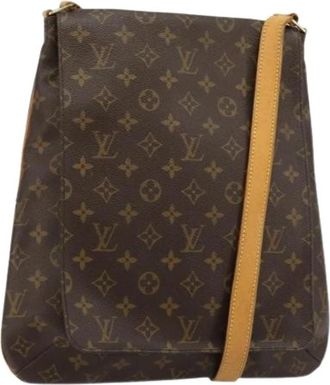Louis Vuitton Pre-owned Cross Body Bag - Dames - Vintage Schoudertas - Bruin - ONE Size - Leer - Vintage