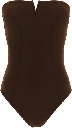 Eres Apparence Bustier One-piece - Dames - Badpakken - Bruin - S - Badmode