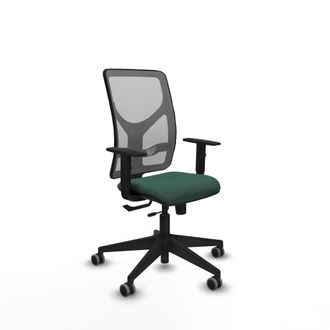 Piqueras y Crespo Silla De Oficina Piqueras Y Crespo Motilla Gris Soporte Lumbar Ajustable